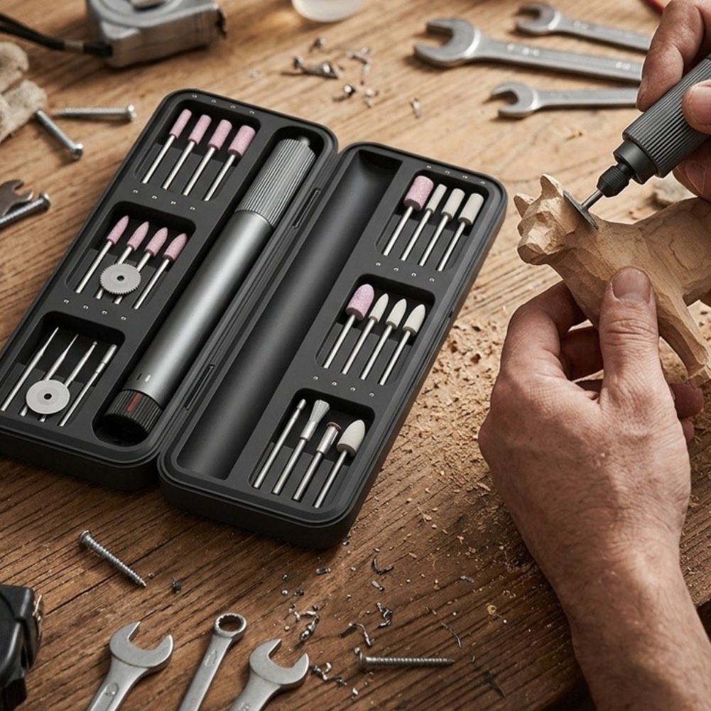 Cordless Rotary Tool Kit Accessories - Cordless Rotary Tool Kit With 24