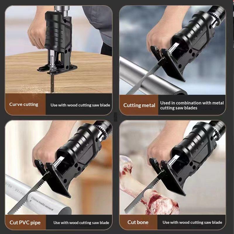 ♥Electric Drill to Reciprocati - Reciprocating Saw Attachment Drill recension och pris