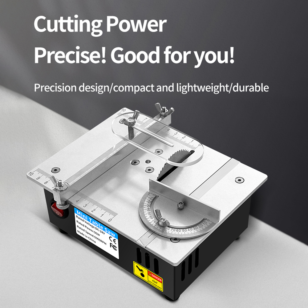 DC24V Household Miniature Wood - Mini Table Saw For Woodworking recension och pris