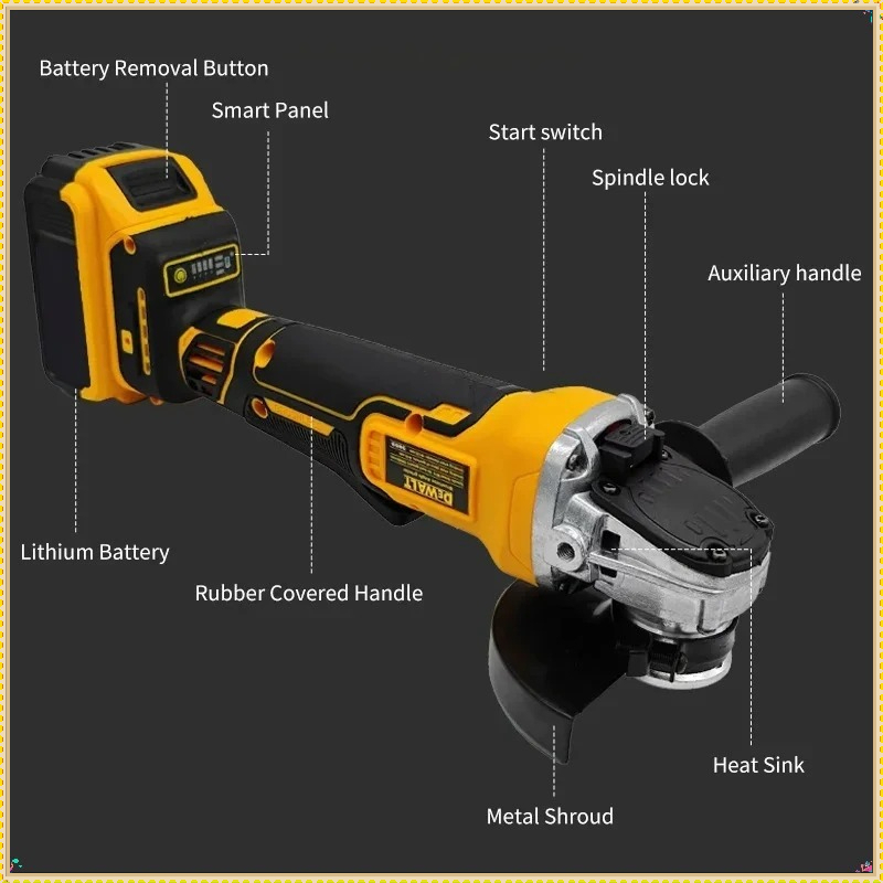Dewalt DCG406 125MM Brushless  - Brushless Angle Grinder Battery Powered recension och pris