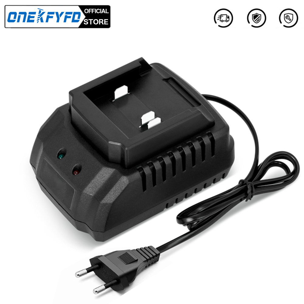 Charger EU/US/UK Plug for 18V  - Brushless Cordless Electric Drill 18V recension och pris
