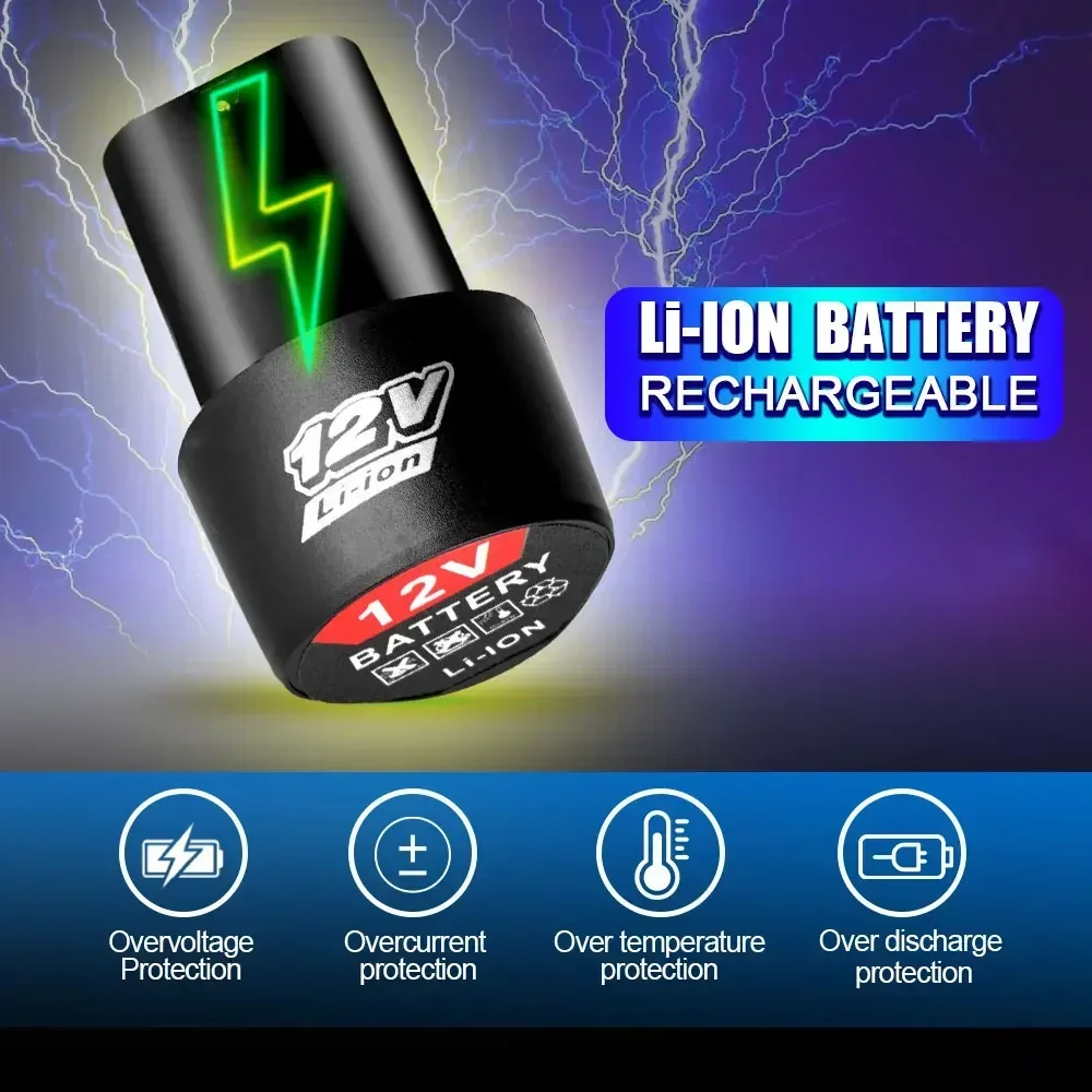 12V 1500mAh Battery Rechargeab - Electric Screwdriver Rechargeable Usb recension och pris