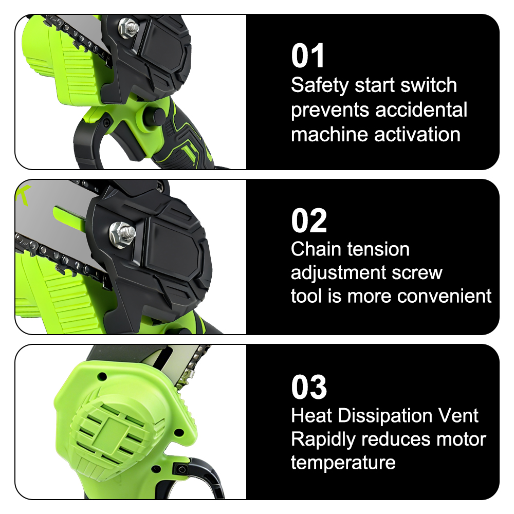 Portable 6 Inch Mini Electric  - Mini Electric Chainsaw 6 Inch recension och pris