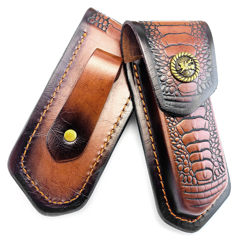 Folding Cowhide Knife Cover Un - Hand Tools recension och pris