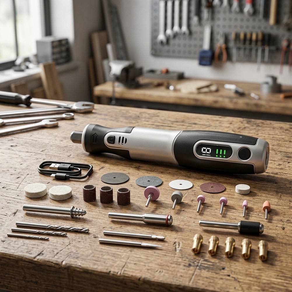 Cordless Electric Rotary Tool  - Cordless Rotary Tool Kit Accessories recension och pris