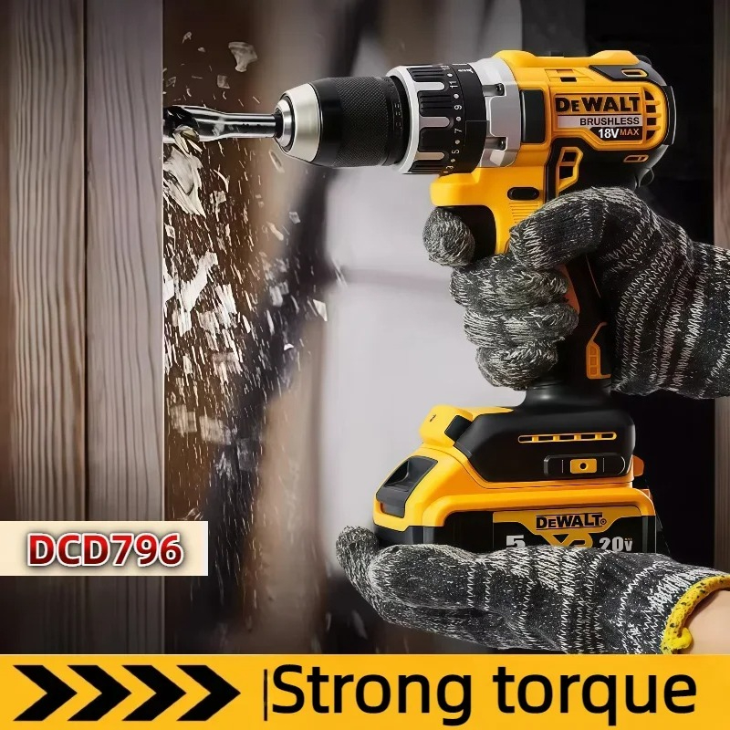Dewalt Cordless DCD796 Impact  - Brushless Cordless Electric Drill 18V recension och pris