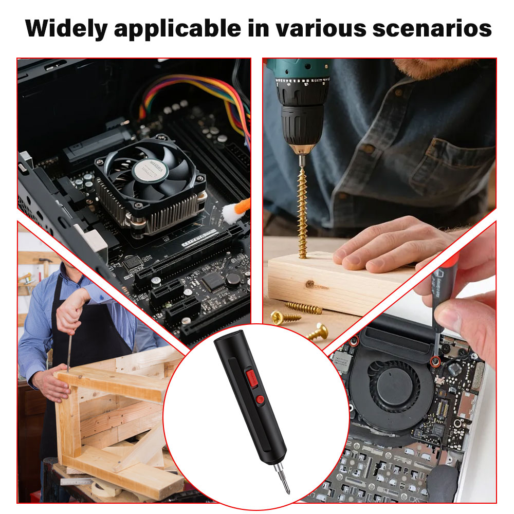 1/15Pcs Electric Screwdriver S - Electric Screwdriver Rechargeable Usb recension och pris
