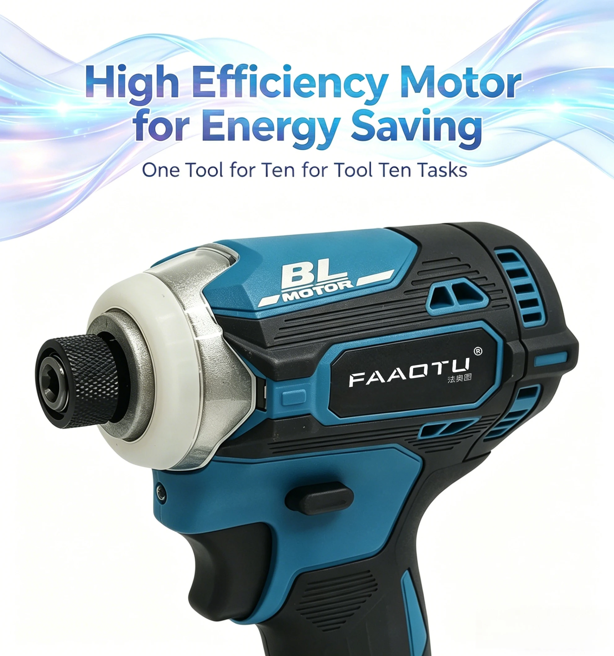 FAAOTU DTD171 Cordless Impact  - Brushless Cordless Electric Drill 18V recension och pris