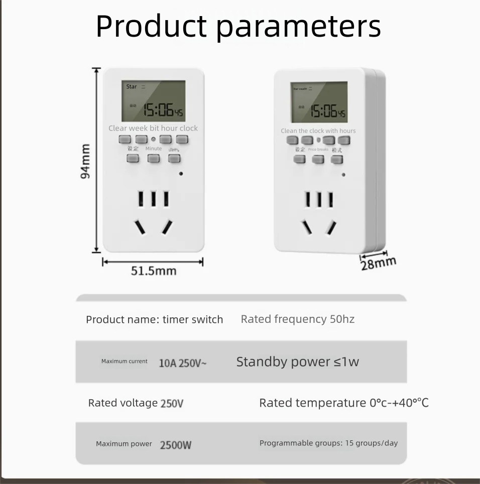 Intelligent Timed Socket Timer - Electrical recension och pris