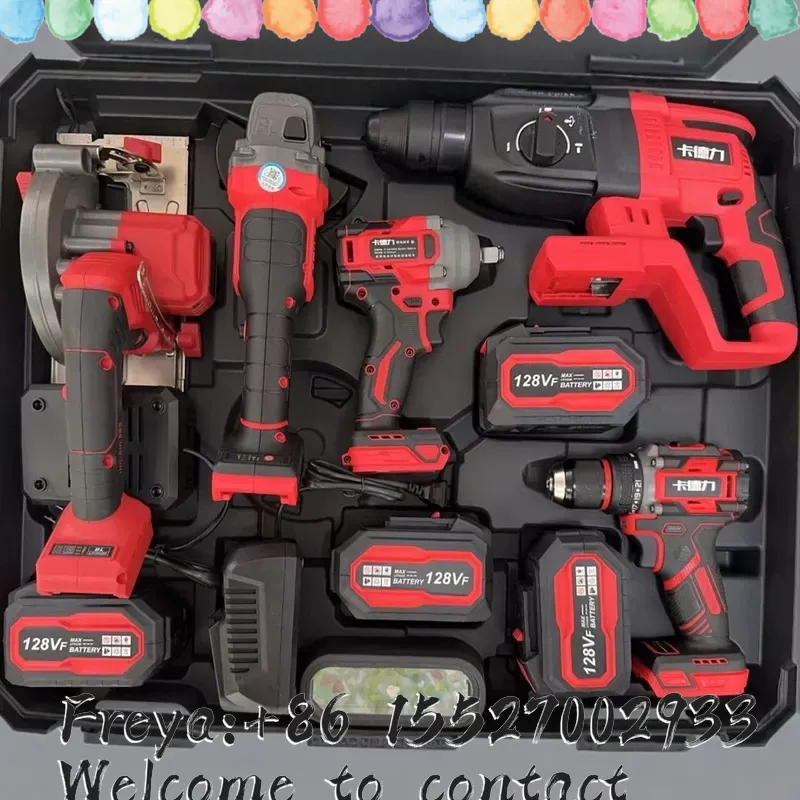Brushless Power Tools 4-piece  - Brushless Angle Grinder Battery Powered recension och pris