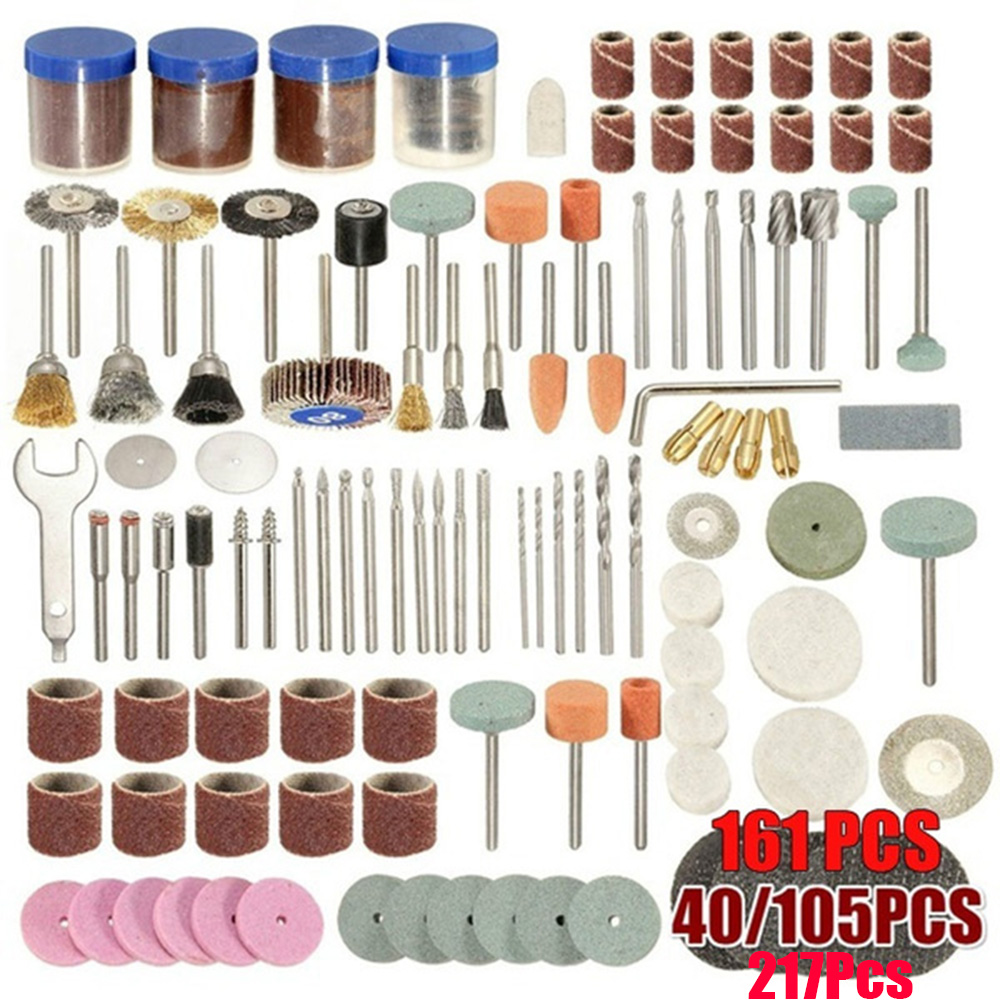 40~217Pcs Power Tools Rotary T - Reciprocating Saw Attachment Drill recension och pris