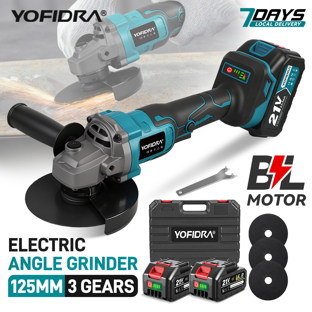 YOFIDRA 125mm Brushless Angle  - Brushless Angle Grinder Battery Powered recension och pris