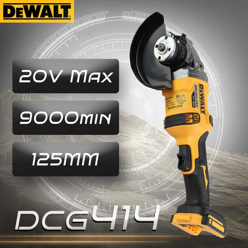 DEWALT DCG414 20V MAX Brushles - Brushless Angle Grinder Battery Powered recension och pris