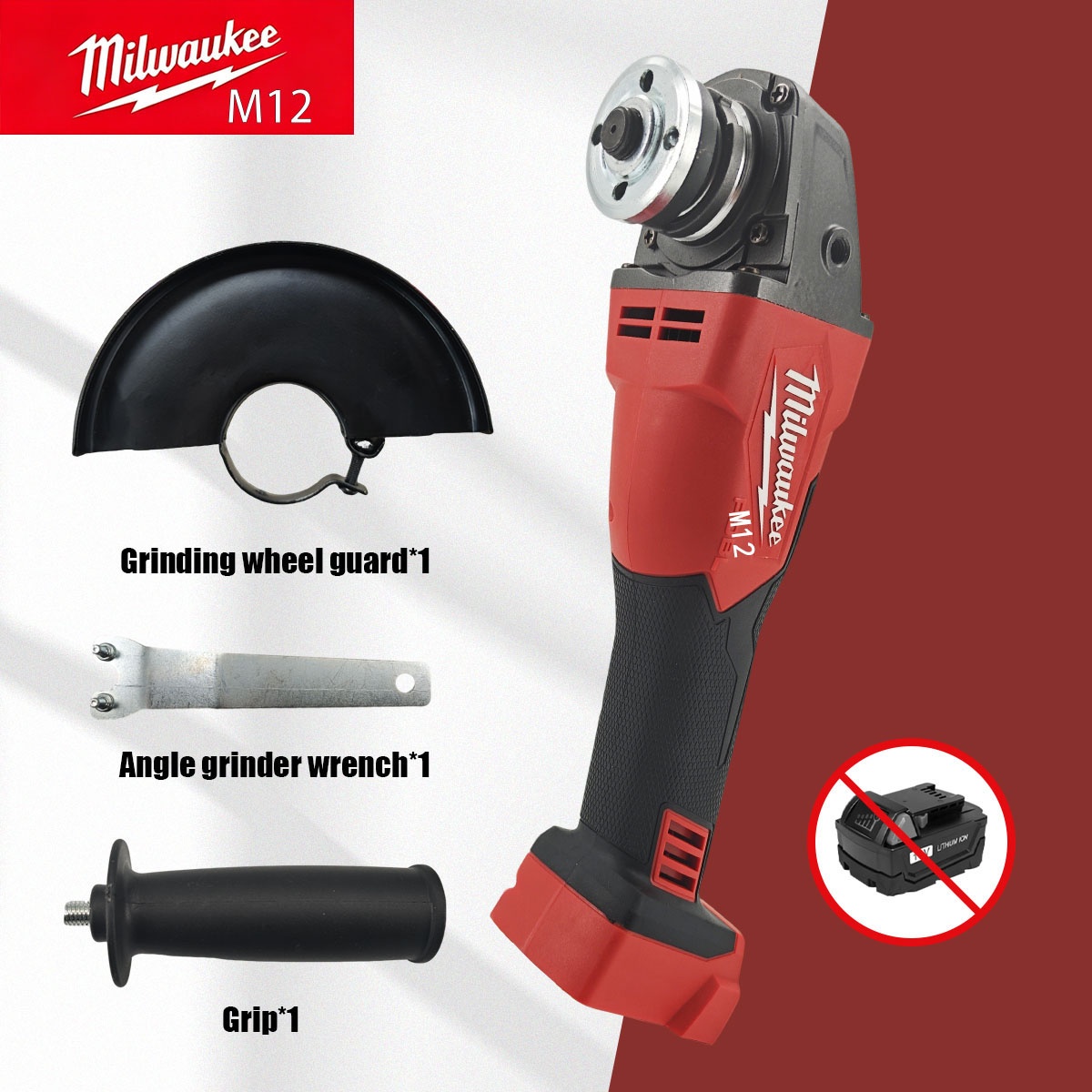 MilwaukeeM12 M18 Brushless Ang - Brushless Angle Grinder Battery Powered recension och pris