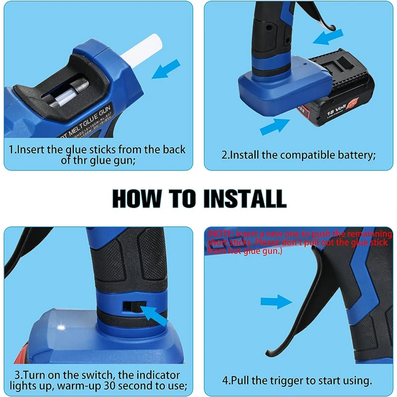 Cordless Hot Melt Glue Gun For - Hot Melt Glue Gun Cordless recension och pris