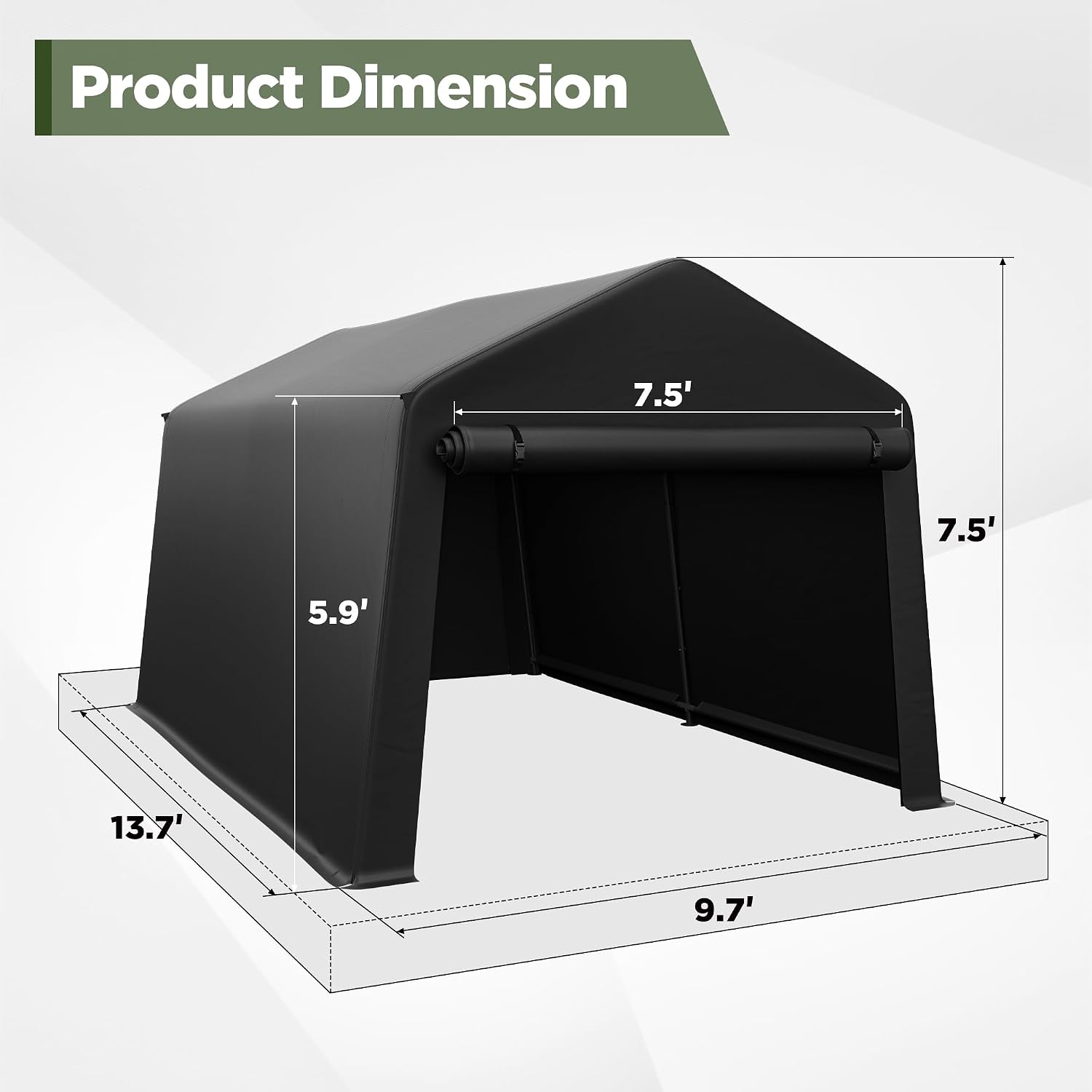 Portable Outdoor Storage Shed  - Garden Tools recension och pris