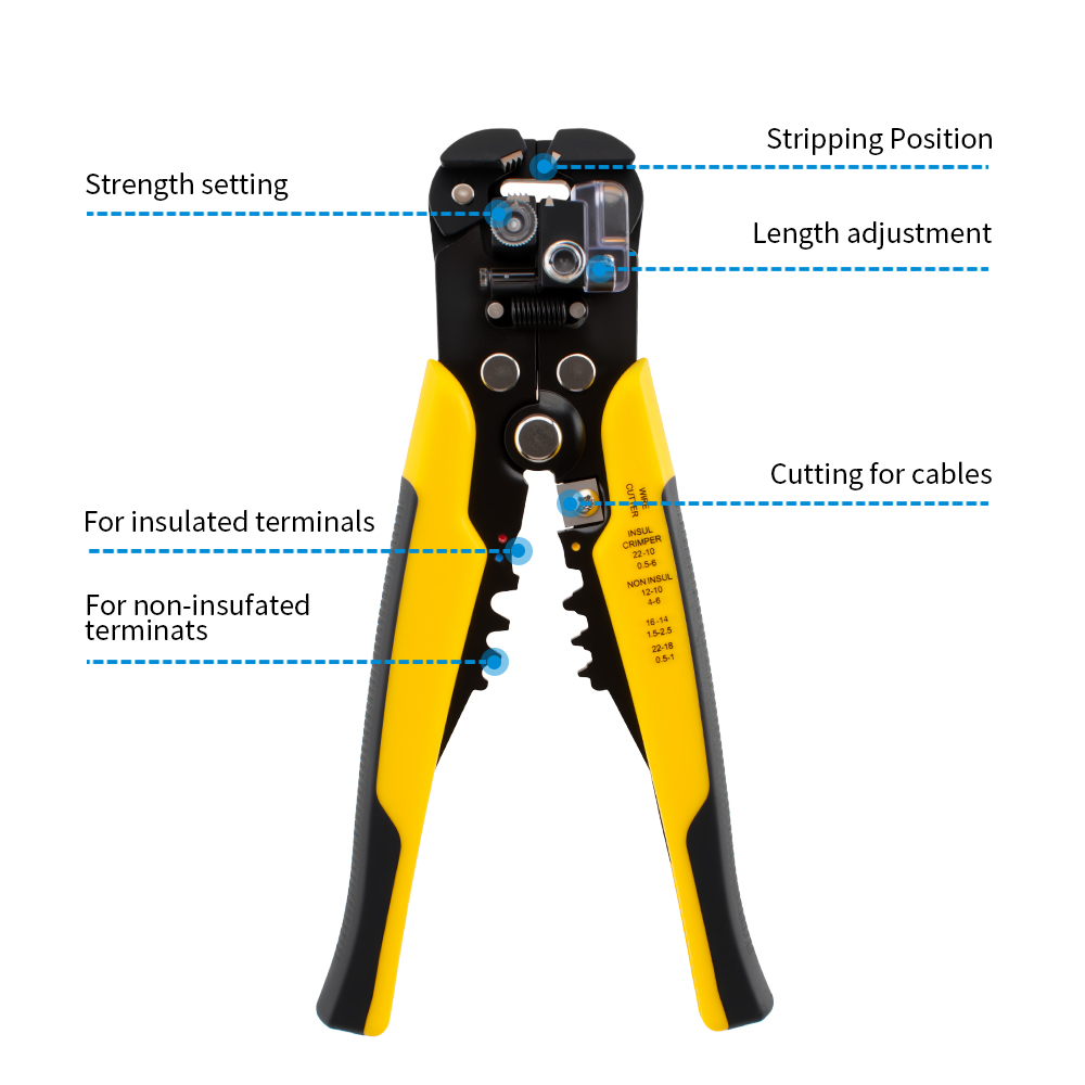 Multifunctional Hand Tool Elec - Automatic Wire Stripper Cutter recension och pris