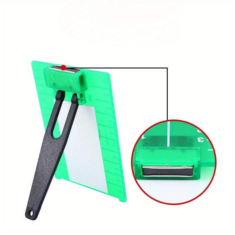 1PCS Inch Cm Laser Target Card - Laser Level 16 Lines 4D Green recension och pris