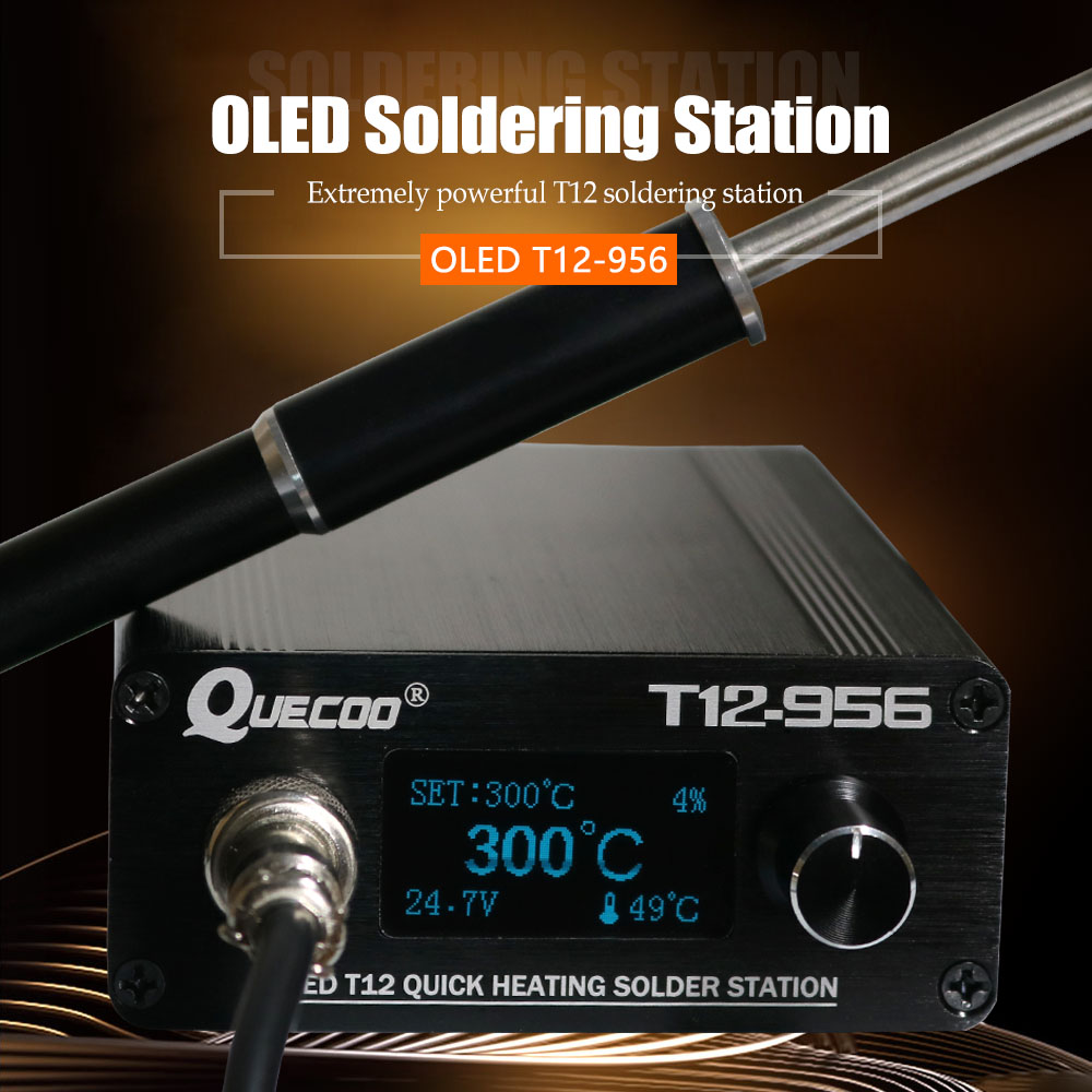 QUECOO T12-956 Soldering Digit - Digital Soldering Station T12 recension och pris