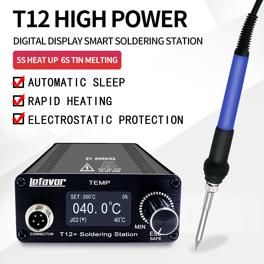 T12+ Soldering Station Solderi - Digital Soldering Station T12 recension och pris